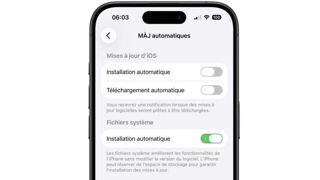 Ios 26.2 réactive les mises à jour automatiques sur iphone et ipad