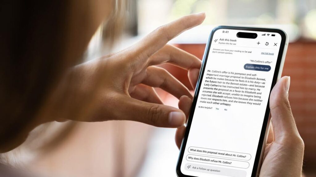 Lapp kindle sur ios intègre un assistant intelligent