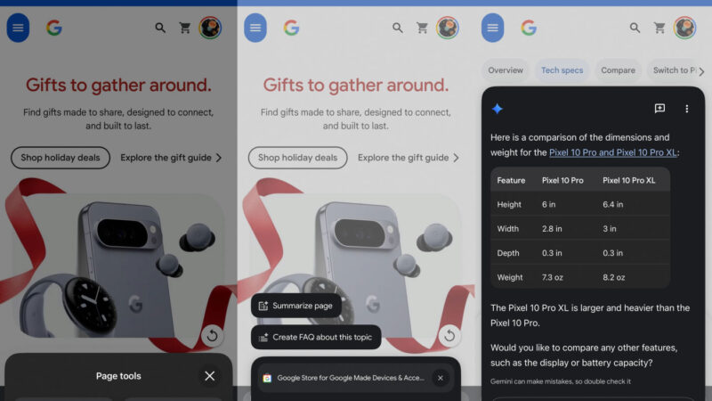 Chrome sur iphone intègre l&rsquo;ia gemini de google