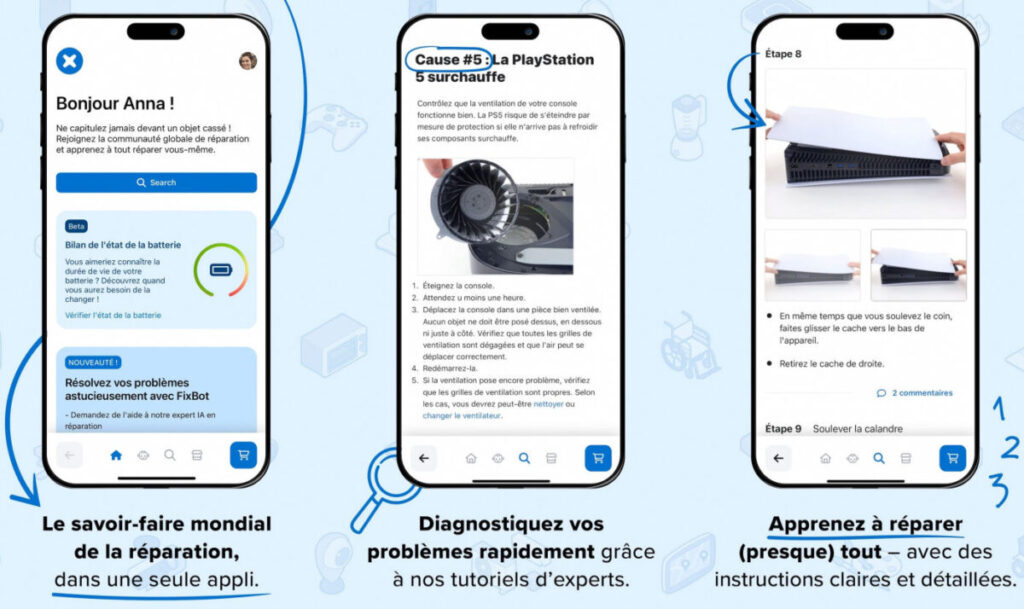 Ifixit relance son application ios avec un chatbot ia pour réparations