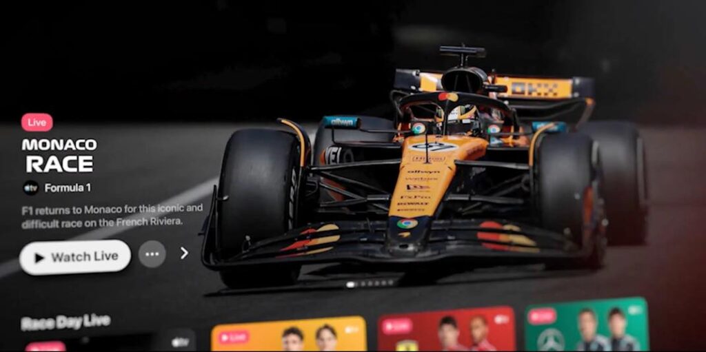 Apple tv diffuse la formule 1 dès 2026