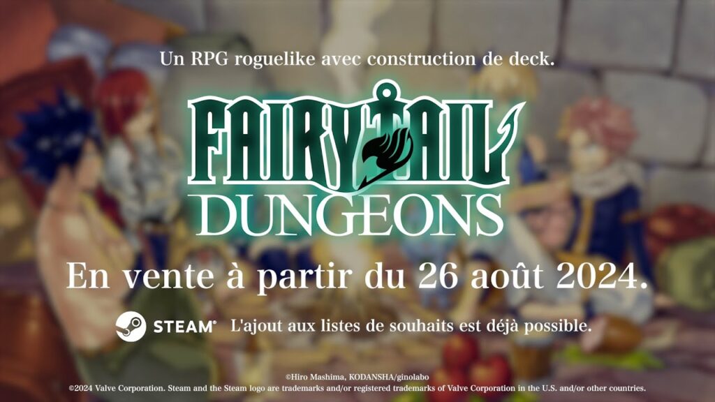 Fairy tail : dungeons arrive sur switch le 7 janvier 2026