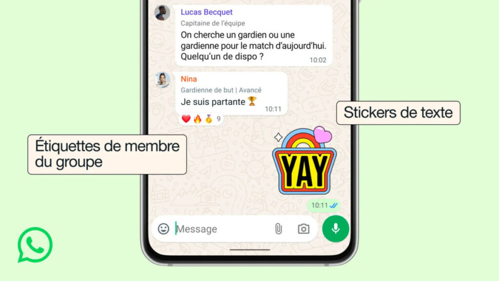 Whatsapp introduit des nouveautés pour les groupes