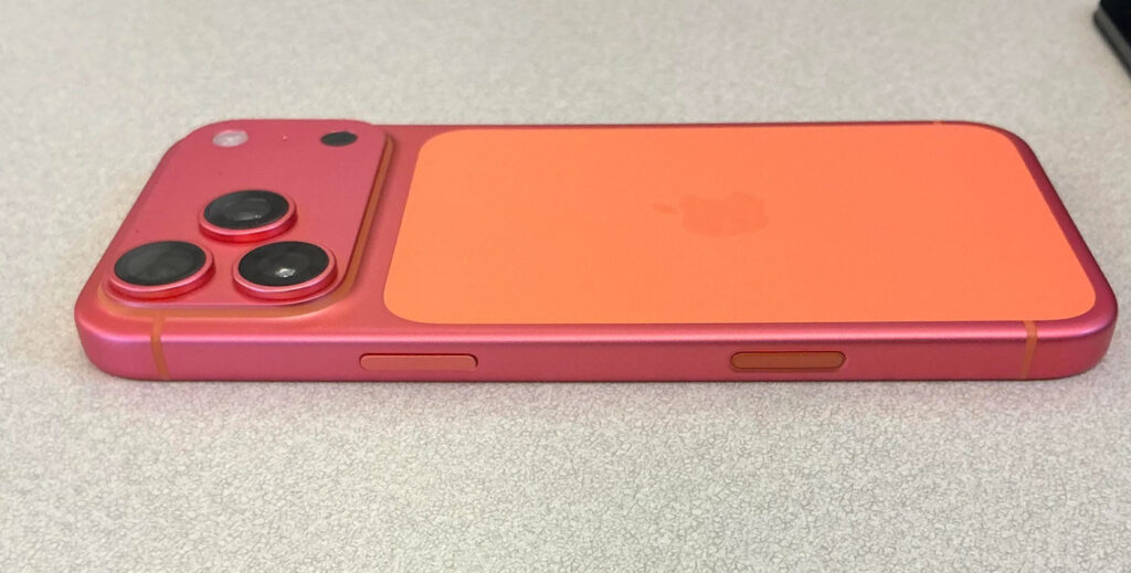 Iphone 17 pro : la décoloration orange vers rose est peu probable