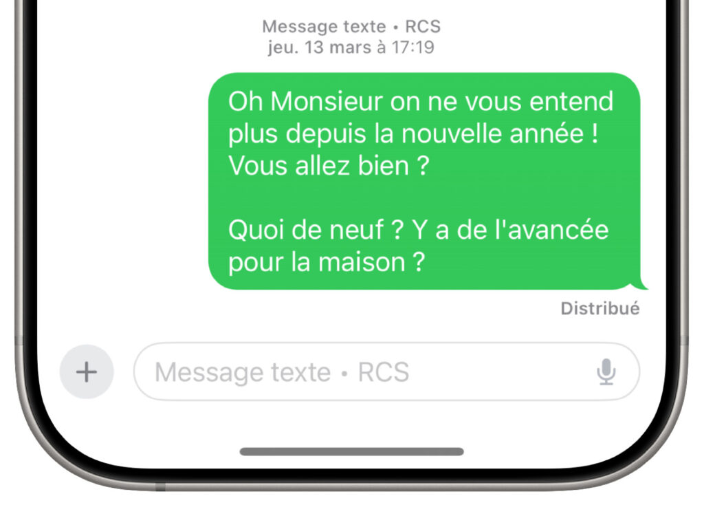 Le chiffrement de bout en bout pour le rcs arrive sur iphone