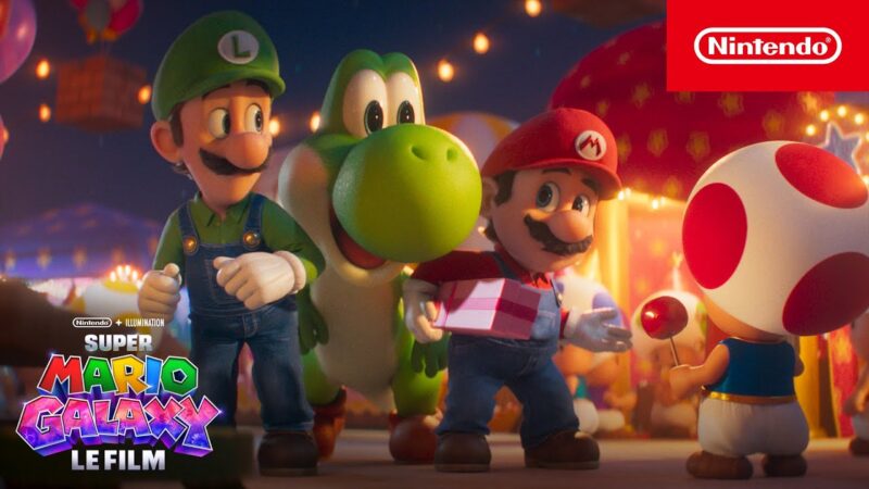 Nouvelle bande-annonce de super mario galaxy : le film