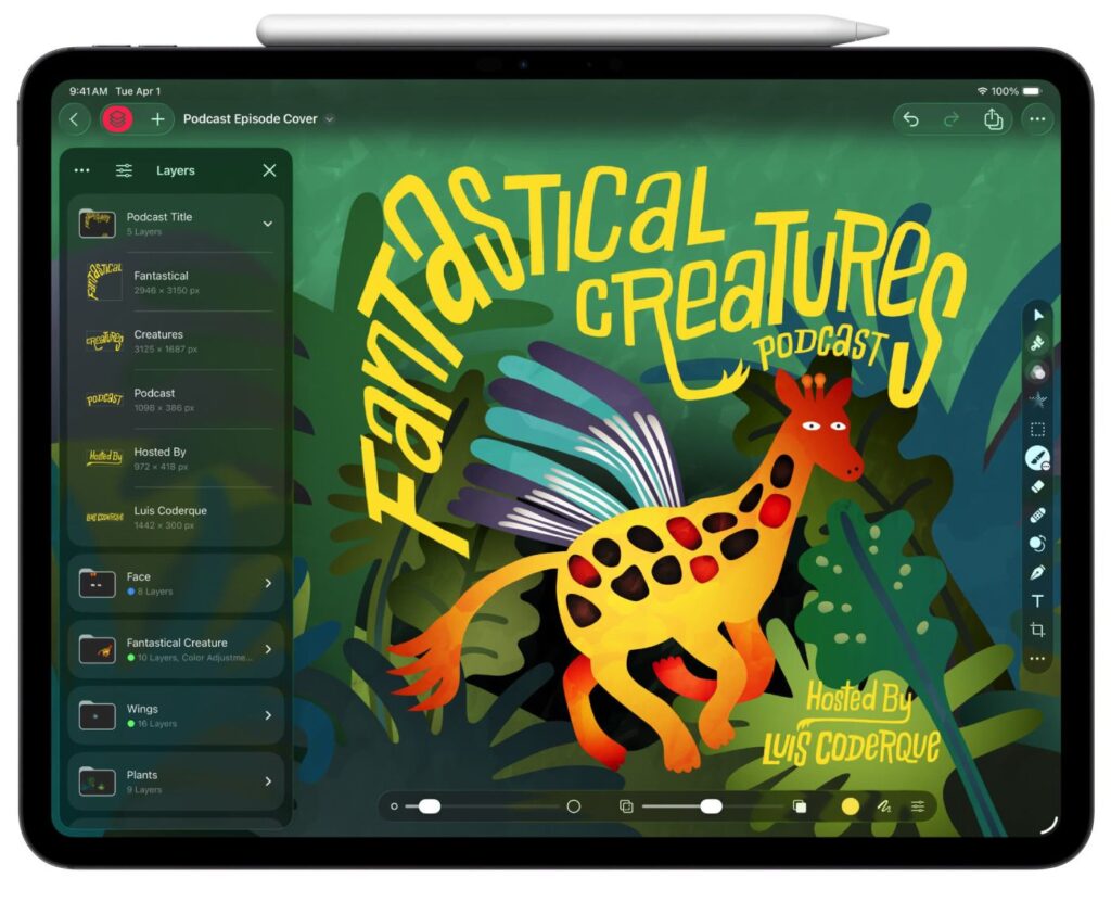 Pixelmator pro disponible sur ipad avec apple creator studio