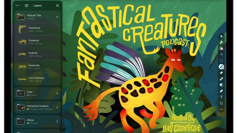 Pixelmator pro disponible sur ipad avec apple creator studio