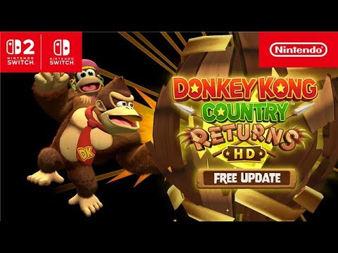 Donkey kong country returns hd reçoit une mise à jour surprise avec dixie kong
