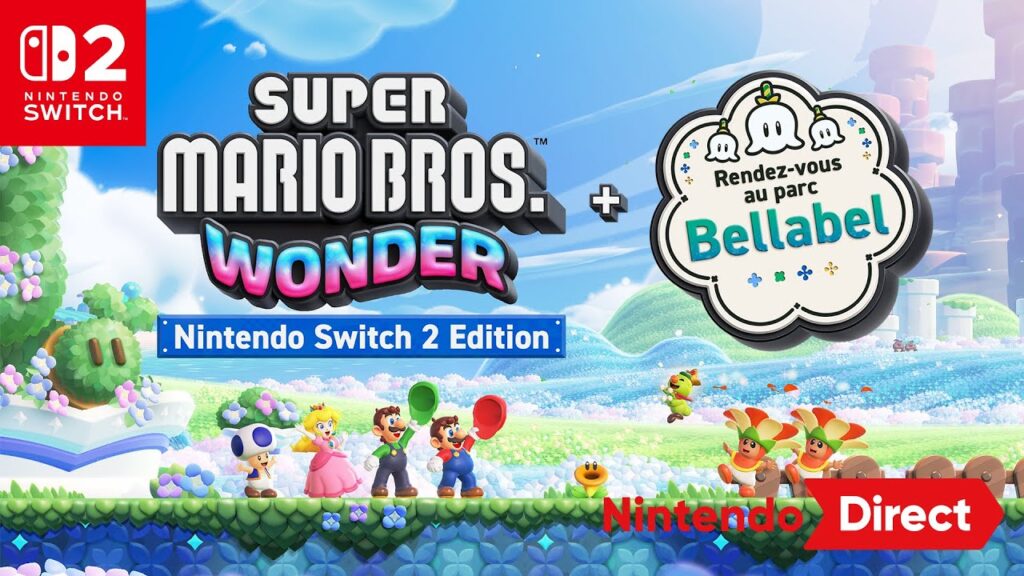 Super mario bros. wonder sortira sur switch 2 le 26 mars 2026