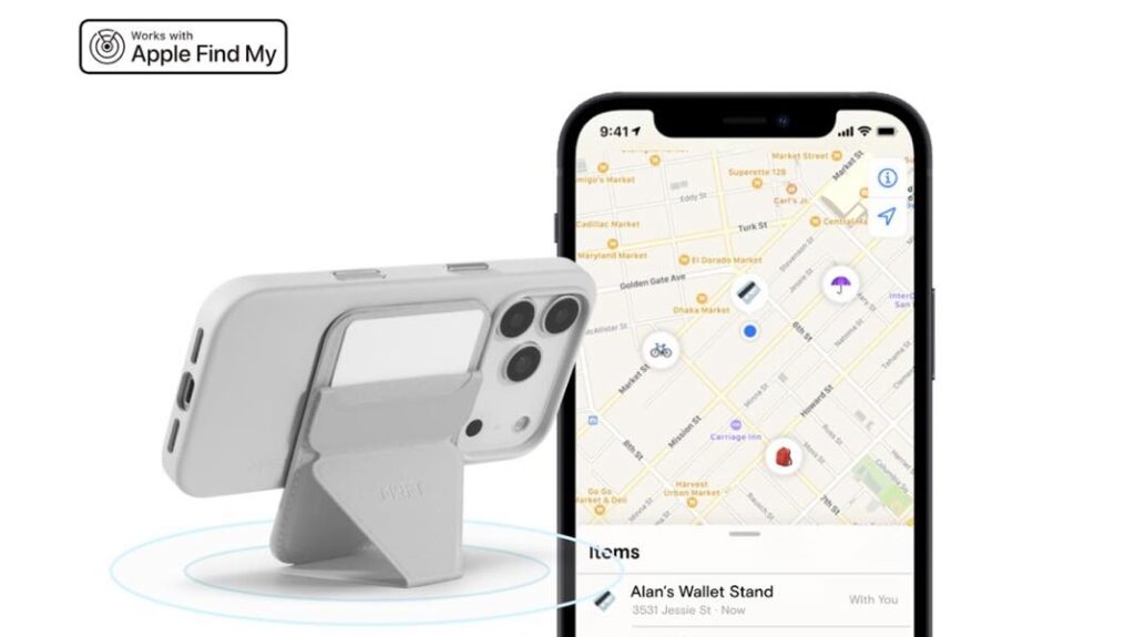 Moft lance des accessoires magsafe avec apple localiser pour iphone