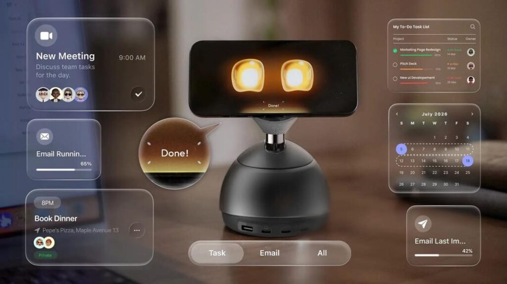 Deskmate, le chargeur magsafe transformant l'iphone en compagnon ia