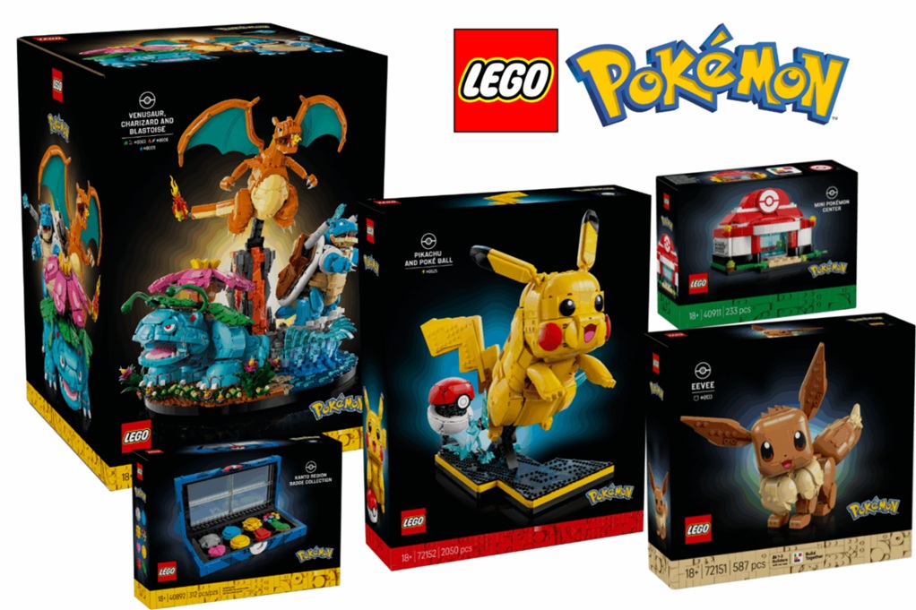 Lego dévoile ses premiers sets pokemon en précommande