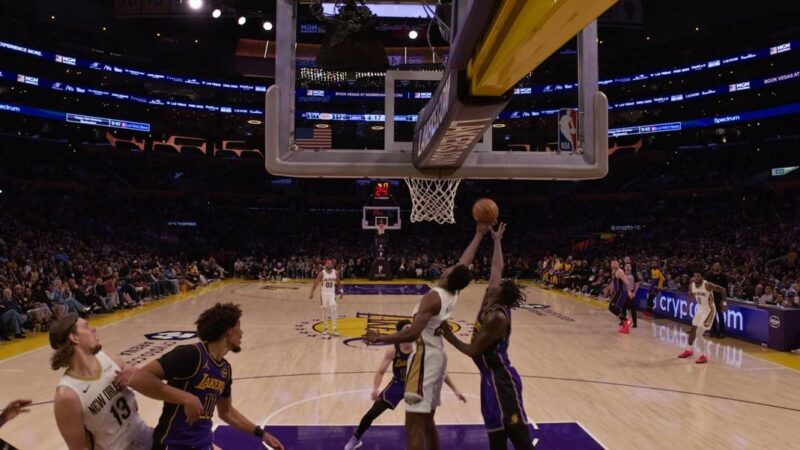 Match de nba en vidéo immersive sur apple vision pro