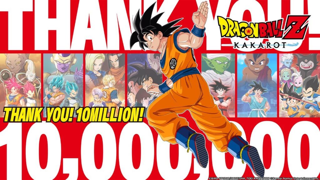 Dragon ball z : kakarot dépasse les 10 millions de ventes