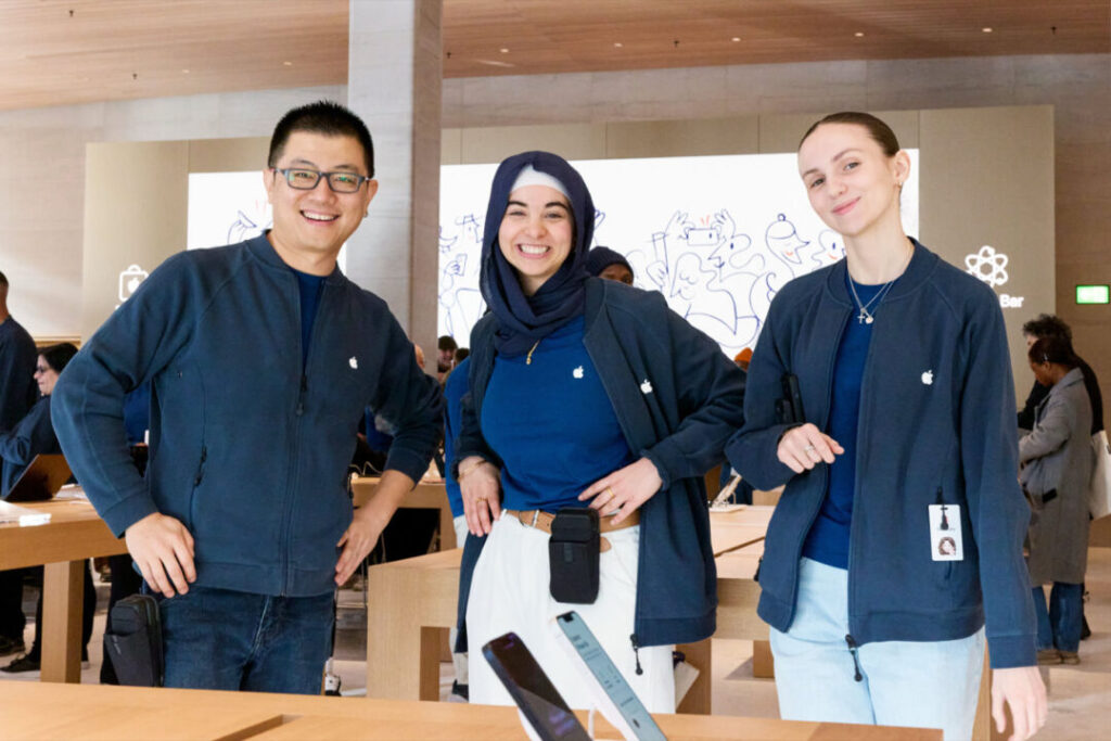 Ouverture du nouvel apple store à montréal