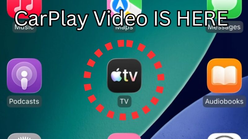 Aperçu de la lecture vidéo avec carplay et ios 26.4
