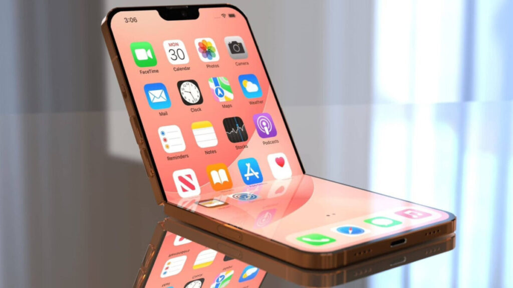 Apple développe un iphone à clapet en plus du pliable
