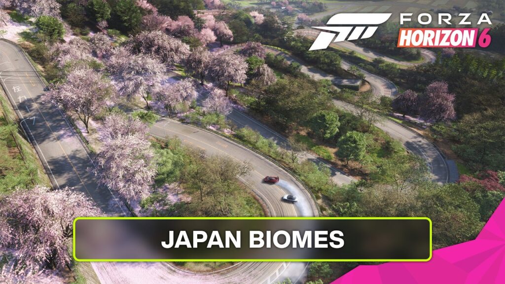 Forza horizon 6 dévoile ses biomes au japon