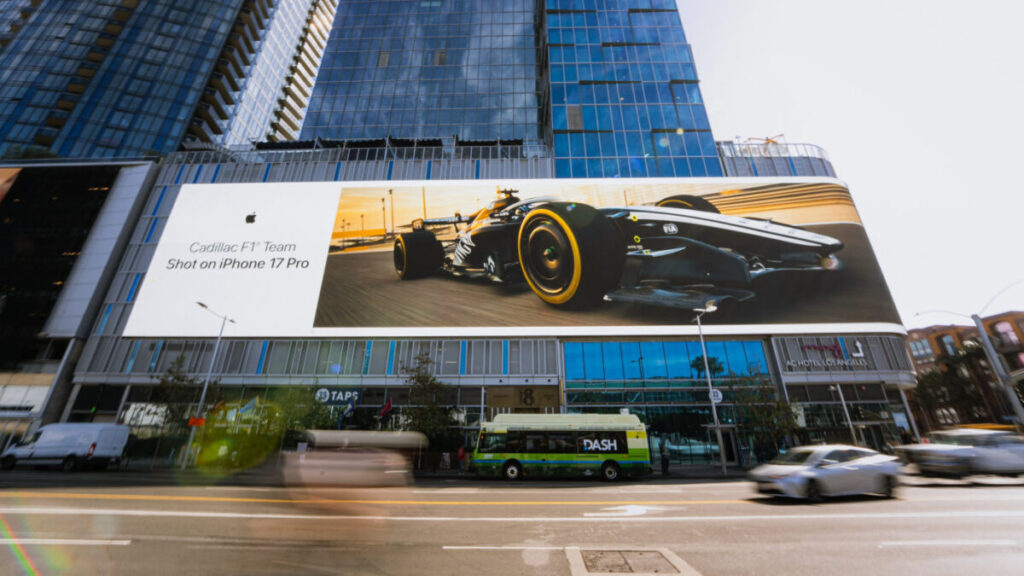 Apple s'associe à la formule 1 pour promouvoir l'iphone 17 pro