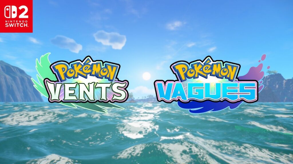 Pokémon vents & vagues annoncé pour la switch 2 en 2027