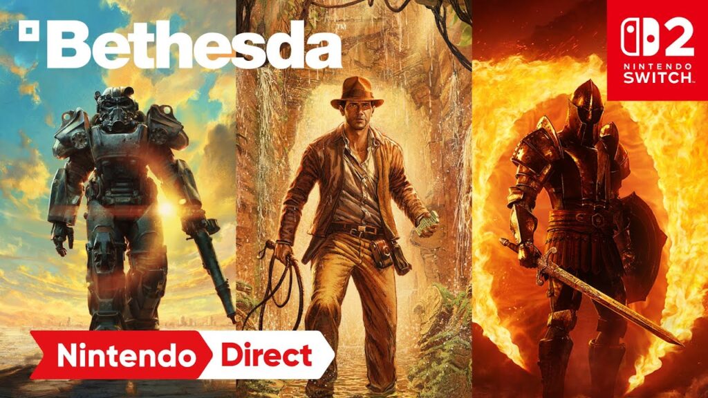 Bethesda annonce des jeux switch 2 avec cartouche et codes de téléchargement