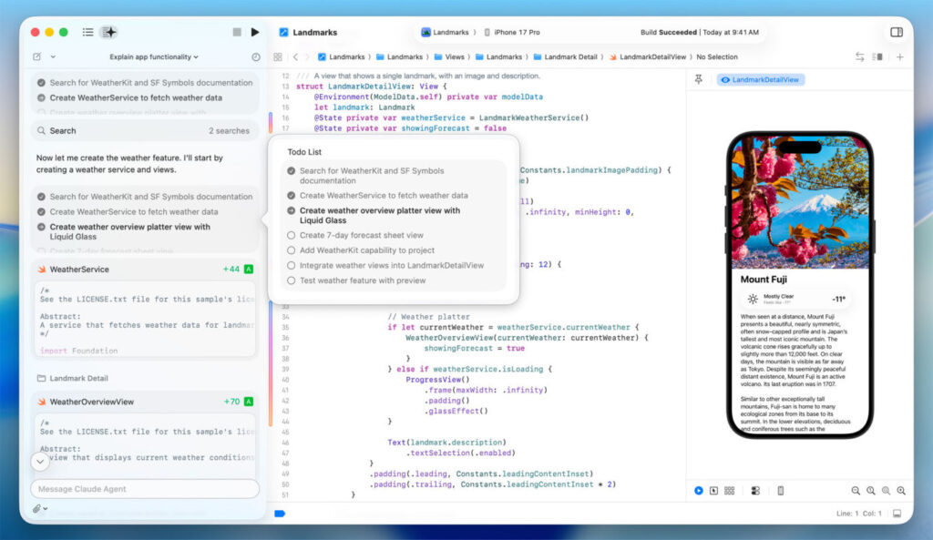 Xcode 26.3 intègre des agents d'intelligence artificielle