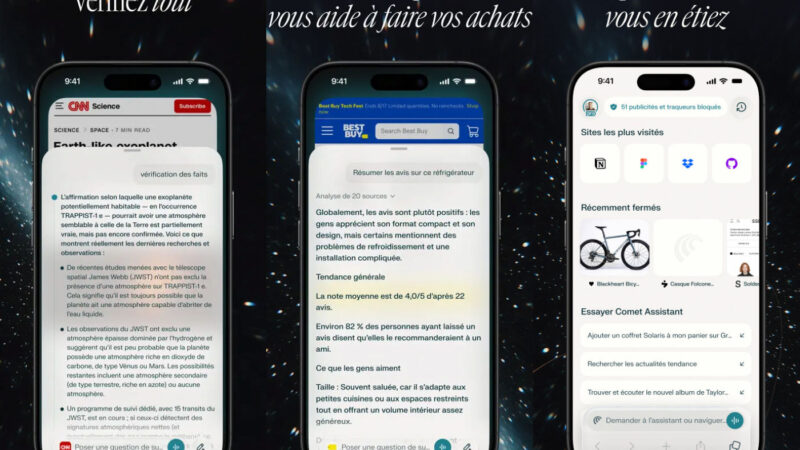 Comet, le navigateur IA arrive sur iPhone le 11 mars