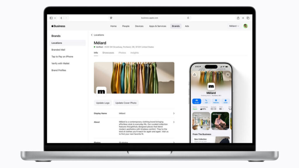 Apple lance apple business pour simplifier la gestion des entreprises