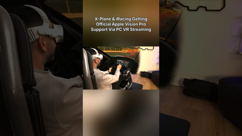 Iracing sur apple vision pro : immersion révolutionnaire avec visionos 26.4