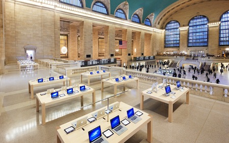 Fermeture temporaire de l&rsquo;apple store de grand central à new york