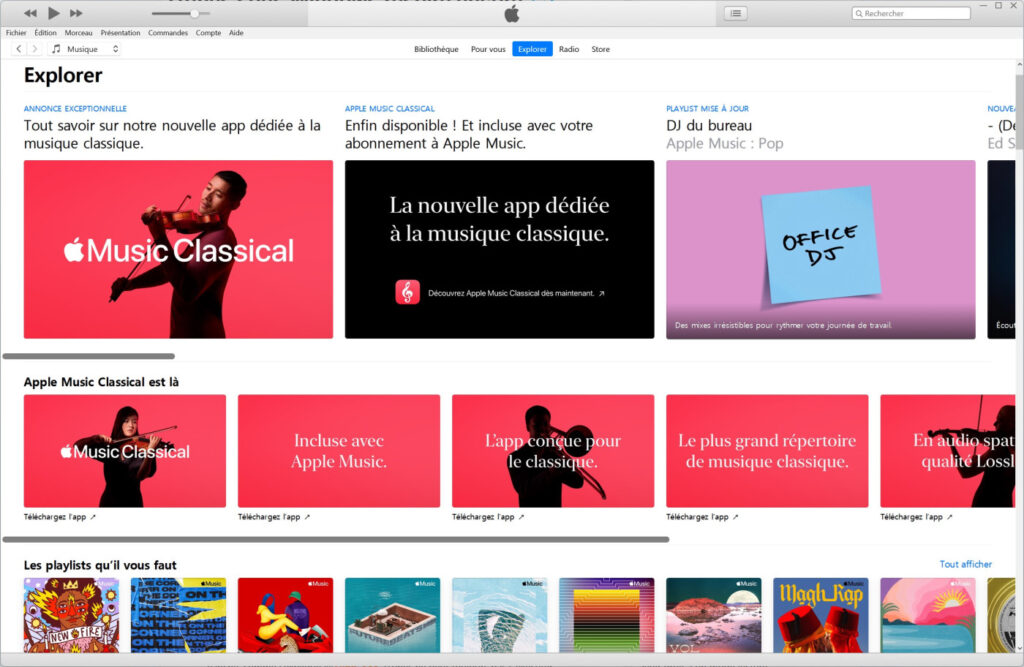 Apple lance itunes 12.13.10 pour les nouveaux iphone et ipad