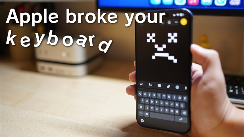 Ios 26.4 corrige les problèmes du clavier sur iphone