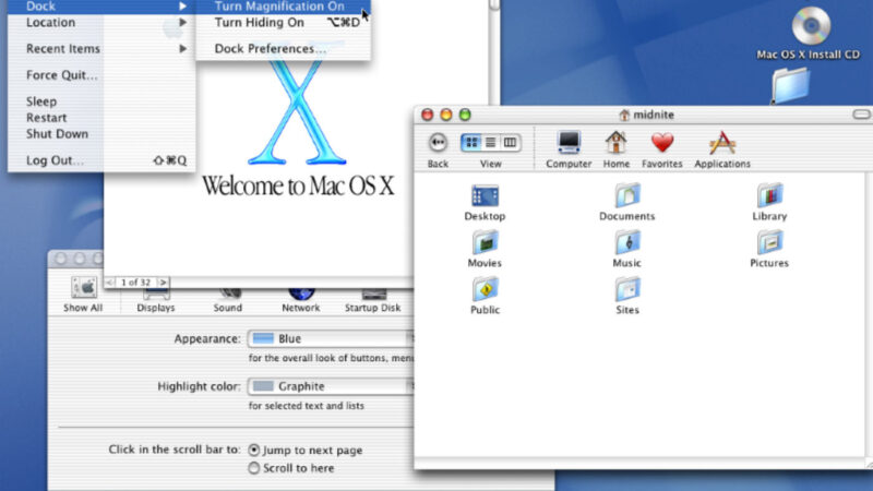 Les 25 ans de Mac OS X et son héritage chez Apple