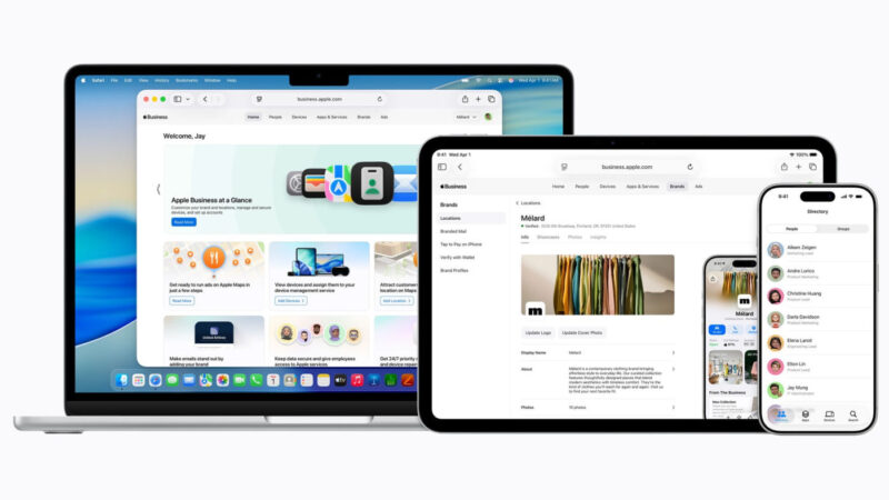 Apple lance apple business pour simplifier la gestion des entreprises
