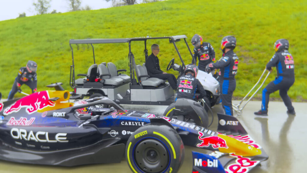 Apple dévoile sa promotion pour la formule 1 avec tim cook
