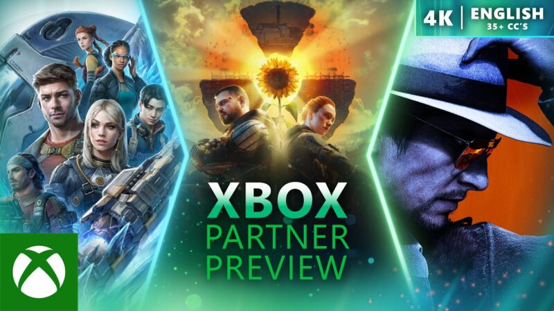 Xbox partner preview à 18h00 : les jeux à venir
