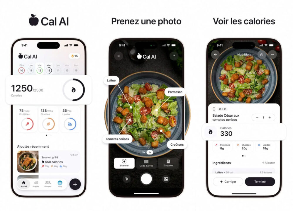 Cal ai rétabli sur l'app store après correction des manquements