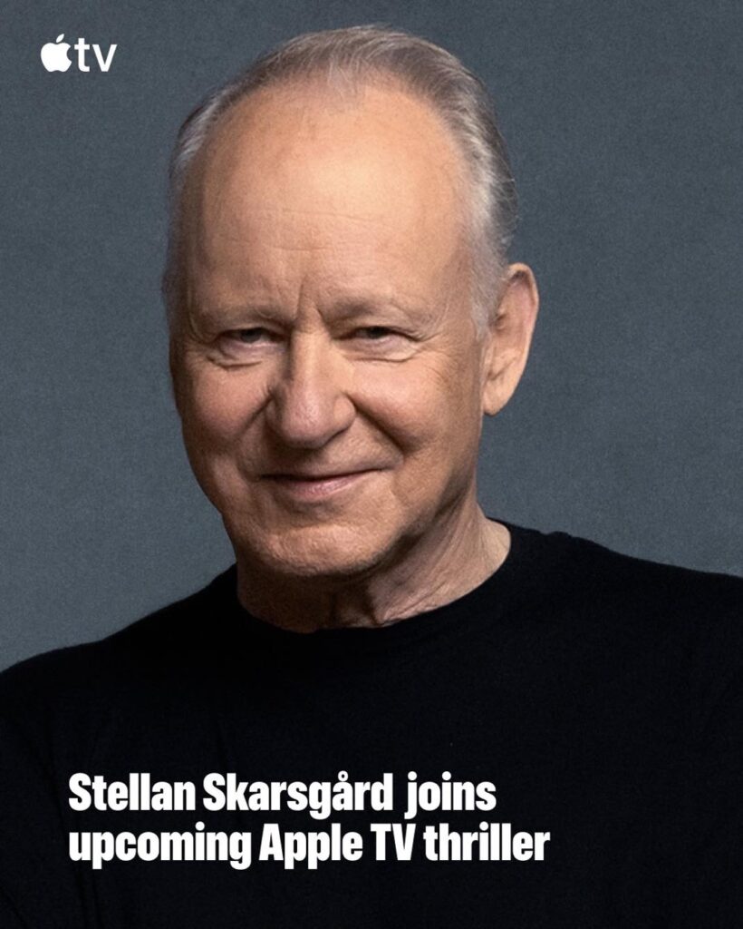 Apple tv lance une nouvelle série thriller avec stellan skarsgård et dakota fanning