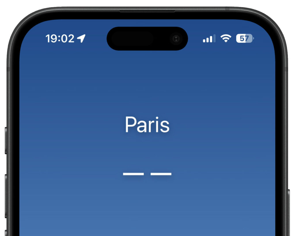 Panne globale de l'application météo d'Apple sur iPhone