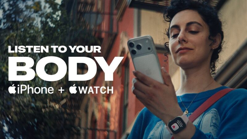 Apple lance une nouvelle pub pour l&rsquo;application Santé