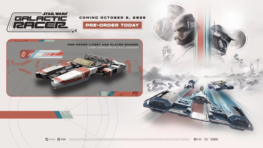 Star wars : galactic racer prévu pour le 6 octobre 2026