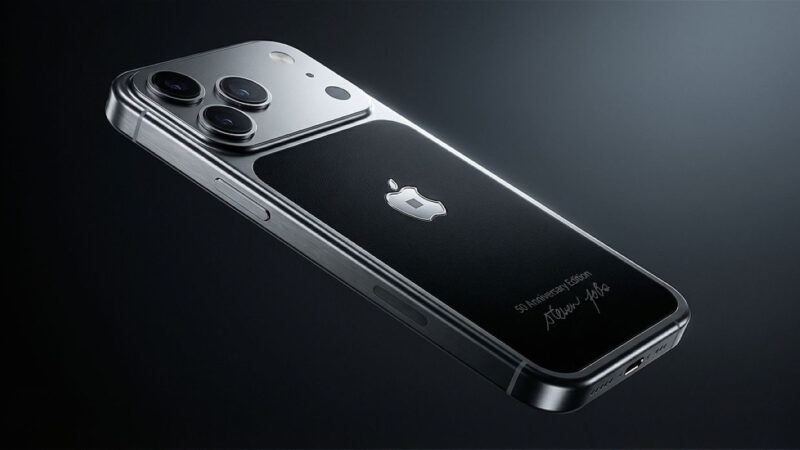Caviar lance un iphone 17 pro avec un fragment de col roulé de steve jobs