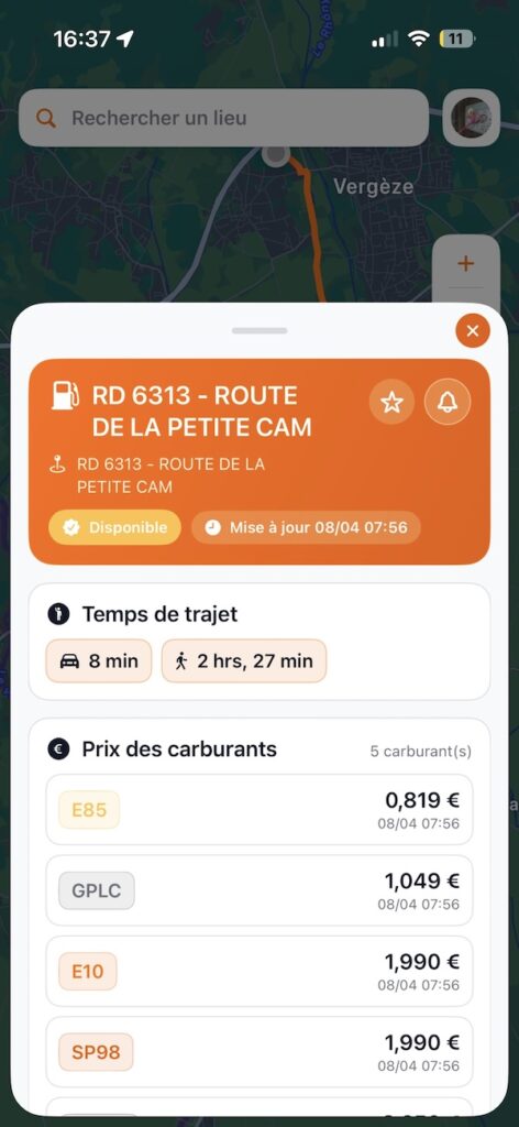 Nuttygo : l'application gratuite pour trouver les stations-service les moins chères