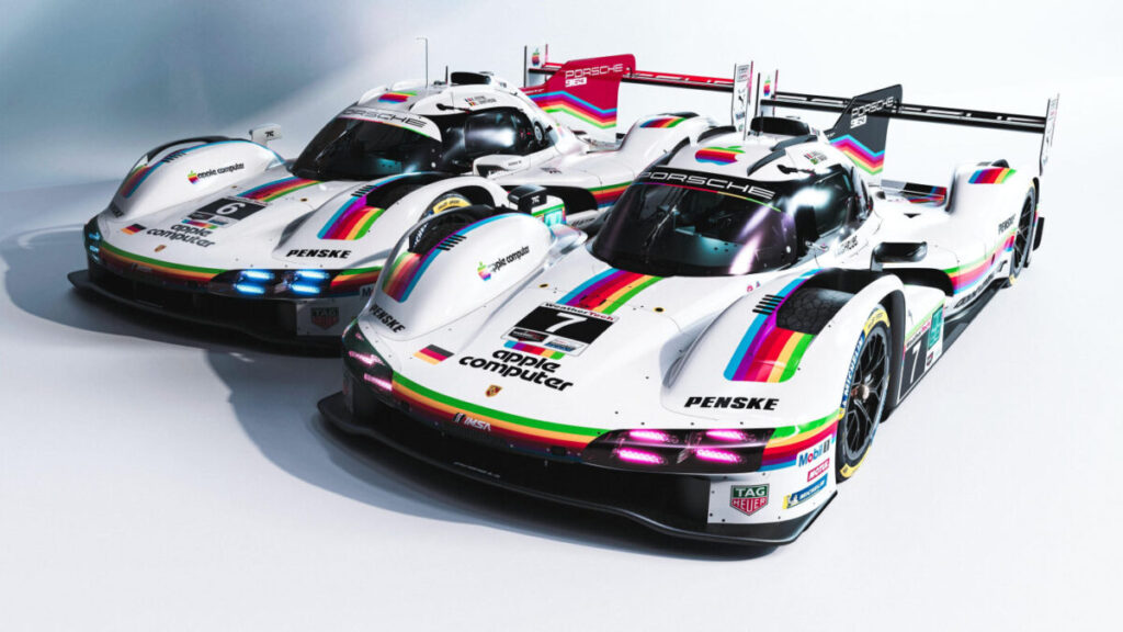 Porsche et apple dévoilent une voiture spéciale inspirée de la 935 k3