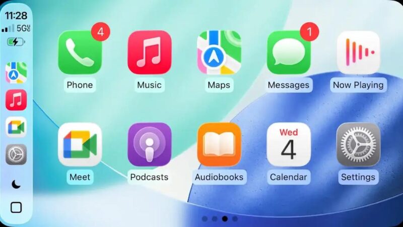 Google meet s&rsquo;intègre à apple carplay pour des réunions audio en voiture