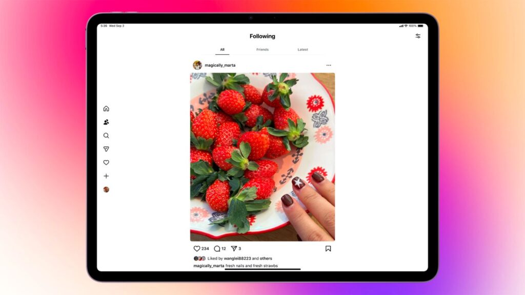 Instagram modifie son app ipad pour ressembler à celle de l'iphone