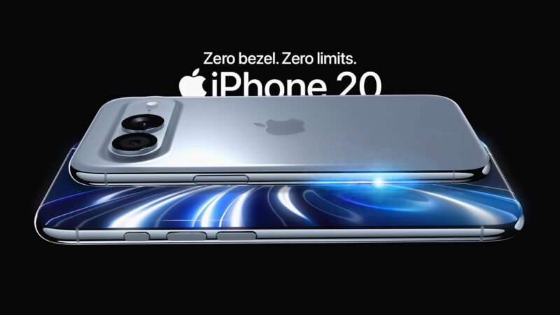 Les rendus de l&rsquo;iphone des 20 ans dévoilent un nouveau design