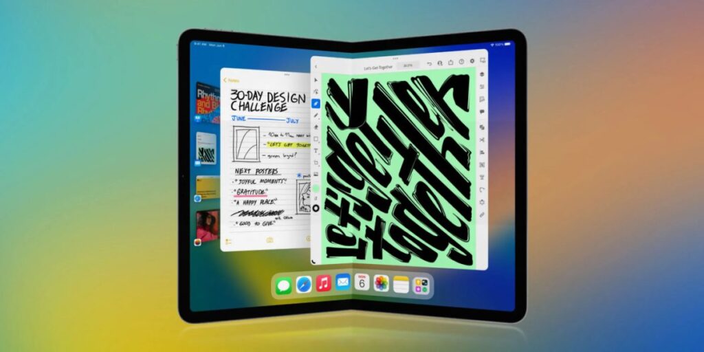 Apple prépare un grand ipad pliable avec une charnière avancée