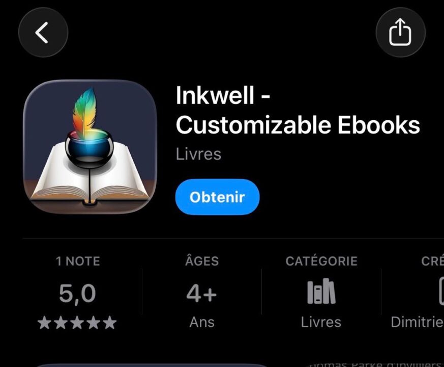 Apple bloque l'application inkwell pour une ancienne marque déposée